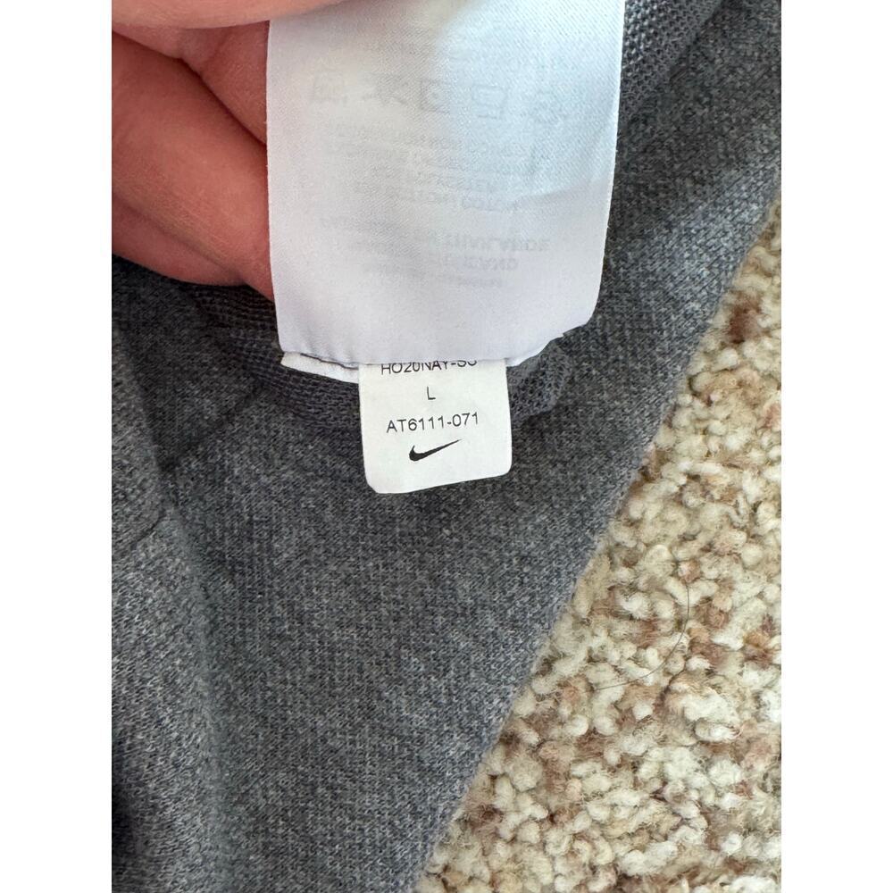 NIKE - "THE NIKE POLO" Collared  Shirt, size Large Dark Gray - Picture 5 of 7